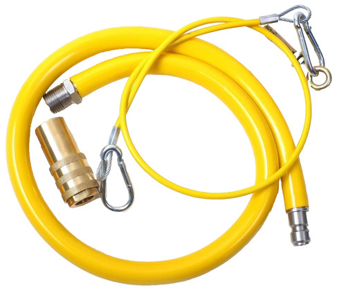 Gelbe gasleitung flexi - gelbe, 3/4"